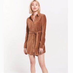 Z Supply Emelyn Cord Dress in Camel
